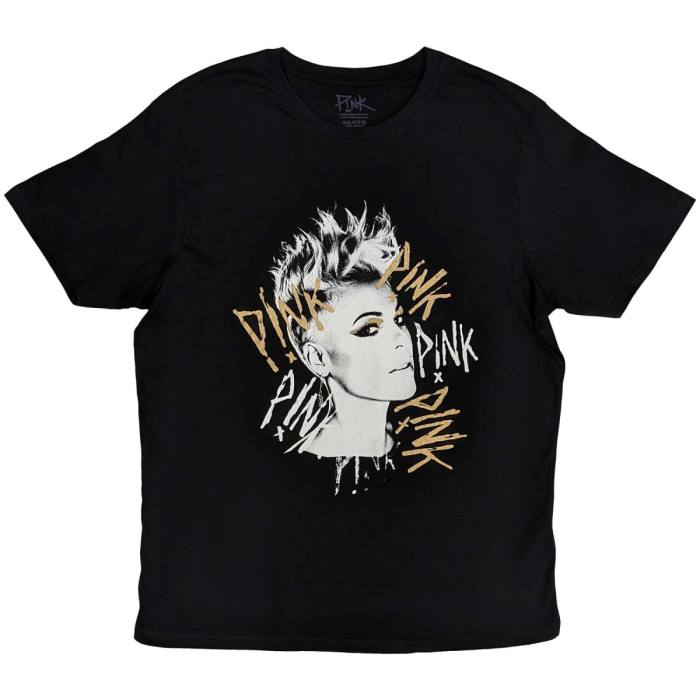 Pink Unisex T-Shirt: Ladies Boyfriend (črna) 119619