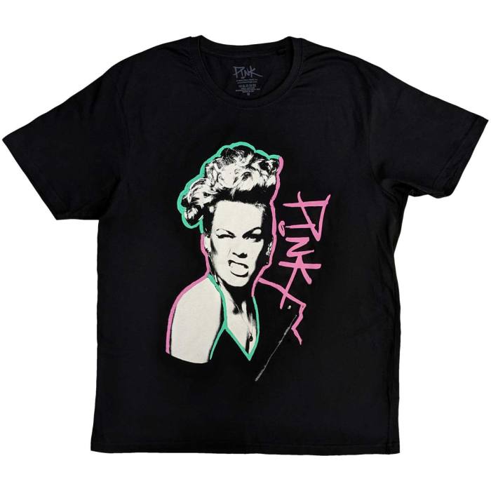 Pink Unisex T-Shirt: Paint Pen (črna) 119625