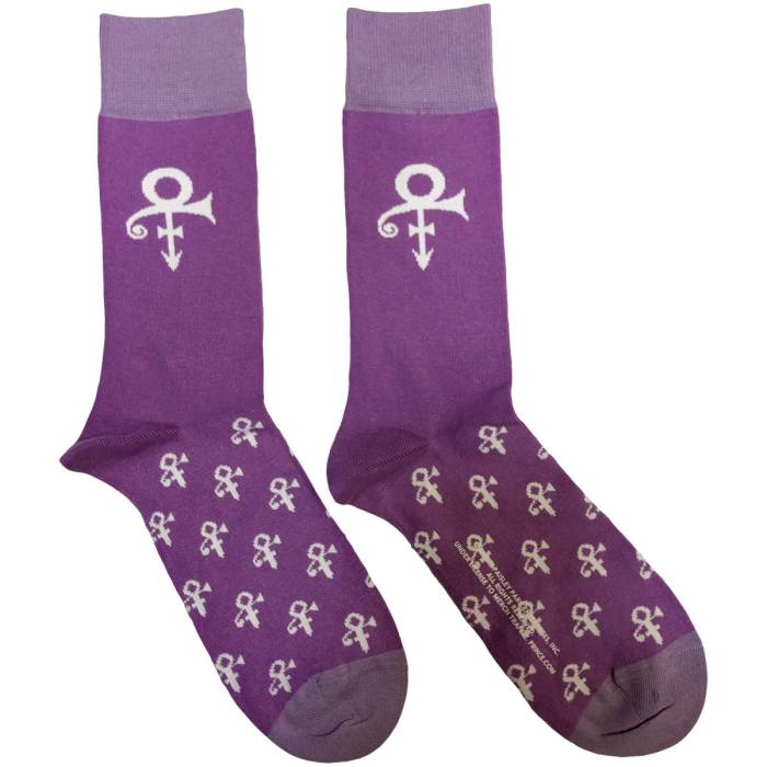 Prince unisex kratke nogavice Symbol vijolične (UK 7–11) 119689