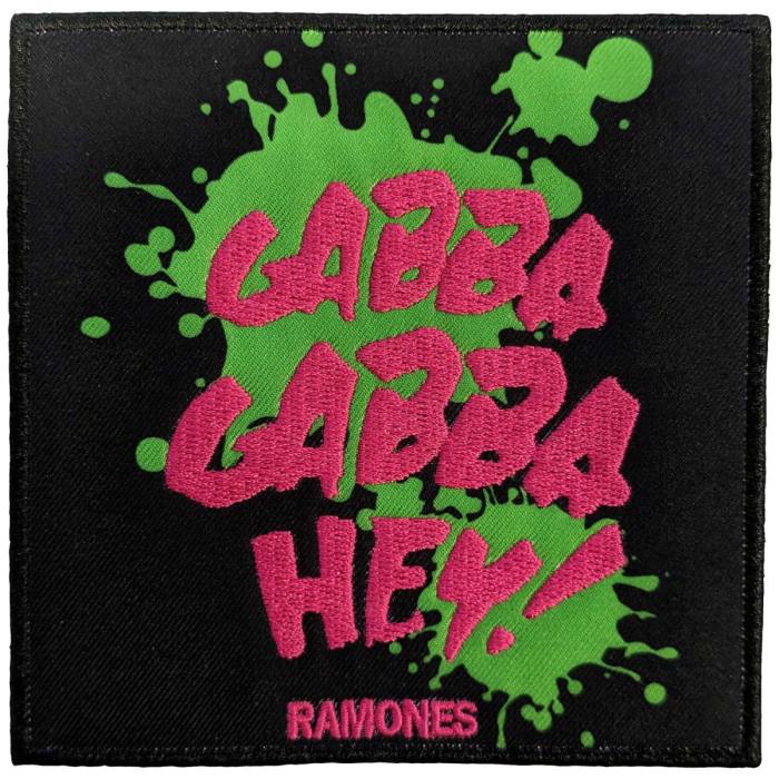 Ramones Standard Patch: Gabba Gabba, Hey 120047