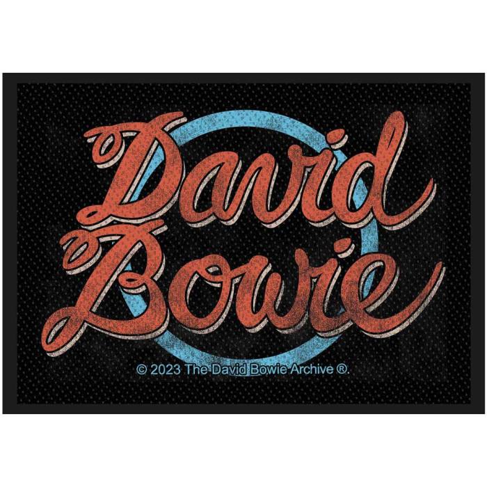 David Bowie standardni našitek Logo 121485