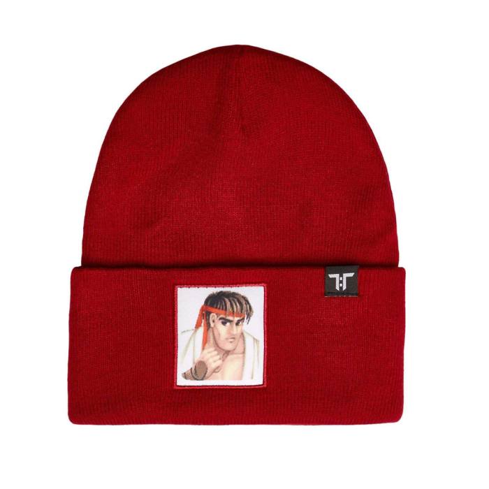 Tokyo Time Unisex Beanie Hat: Street Fighter 2 Ryu (Rdeča) 121956