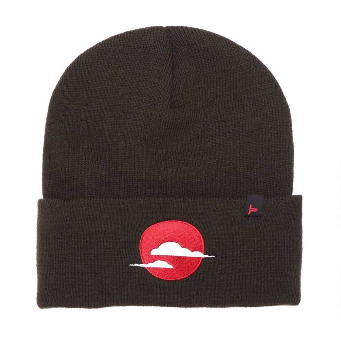 Tokyo Time Unisex Beanie Hat: Japan (Črna) 121958