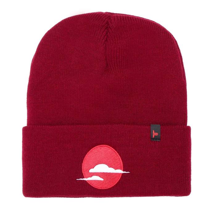 Tokyo Time Unisex Beanie Hat: Japan (Bordo rdeča) 121959