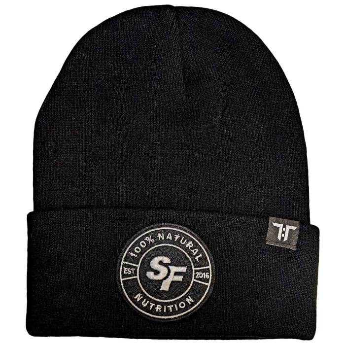 Tokyo Time Unisex Beanie Hat: SF Nutrition (Black) 121963