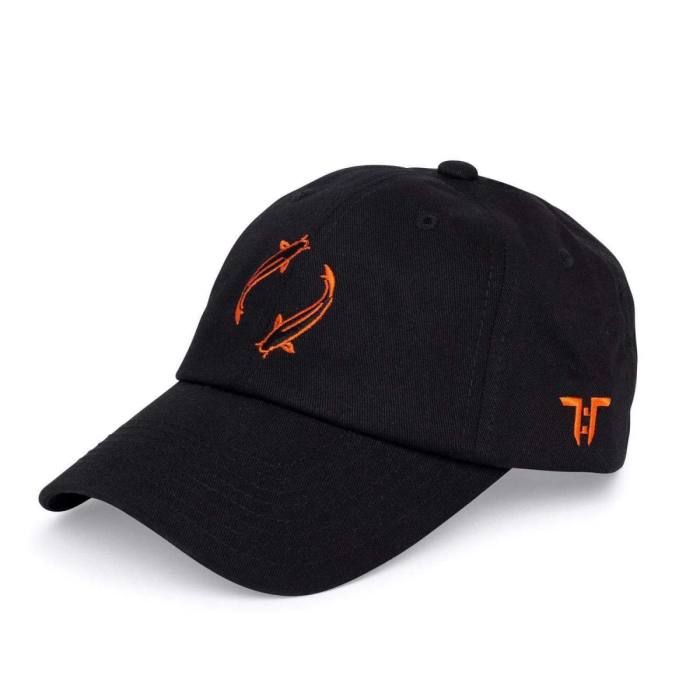 Tokyo Time Unisex Baseball Cap: Koi (Črna) 121970