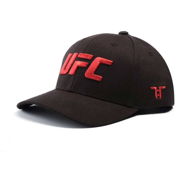 Tokyo Time Unisex Baseball Cap: UFC Red Logo 121976