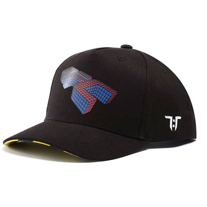 Tokyo Time unisex kapa s ščitnikom UFC 3D Cube Logo Graphic (črna) 121985