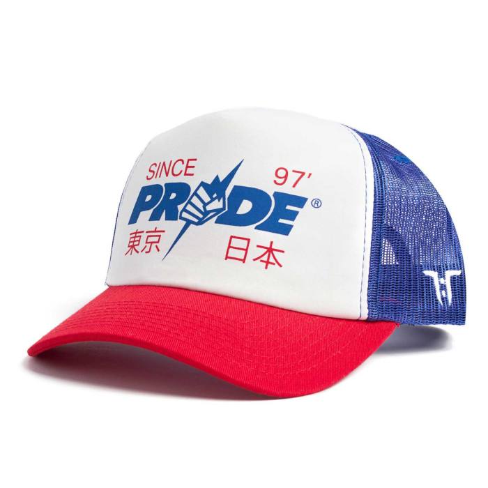 Tokyo Time Unisex Mesh Back Cap: UFC Pride Neo/Mesh (White & Blue) 121993