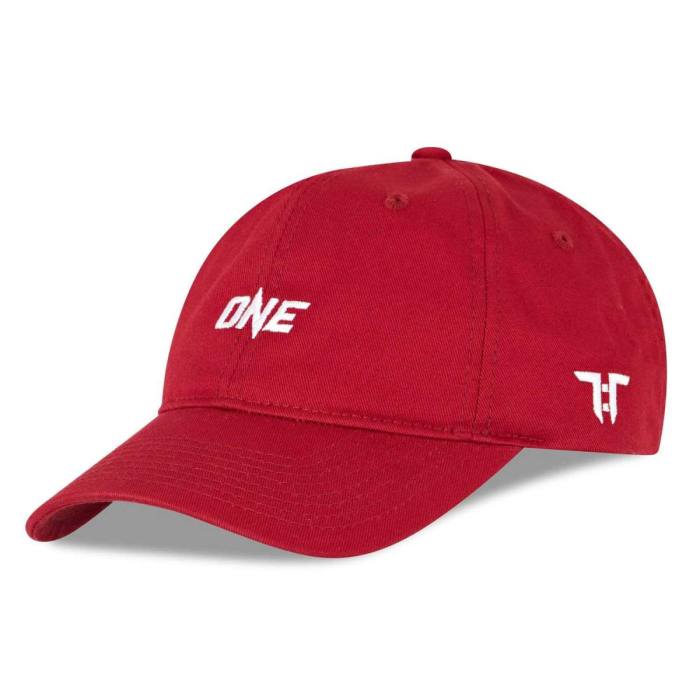 Tokyo Time unisex kapa s ščitnikom One Championship White Logo rdeča 122027