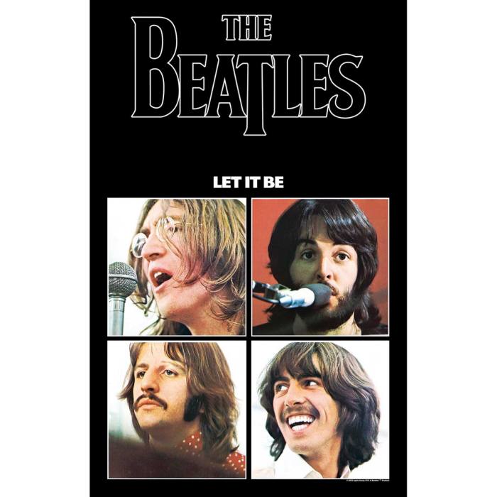 The Beatles tekstilni poster Let It Be 122105
