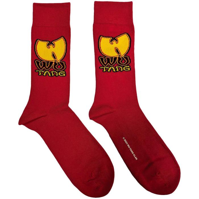 Wu-Tang Clan unisex nizke nogavice: Wu-Tang (rdeče, UK 7–11) 122548