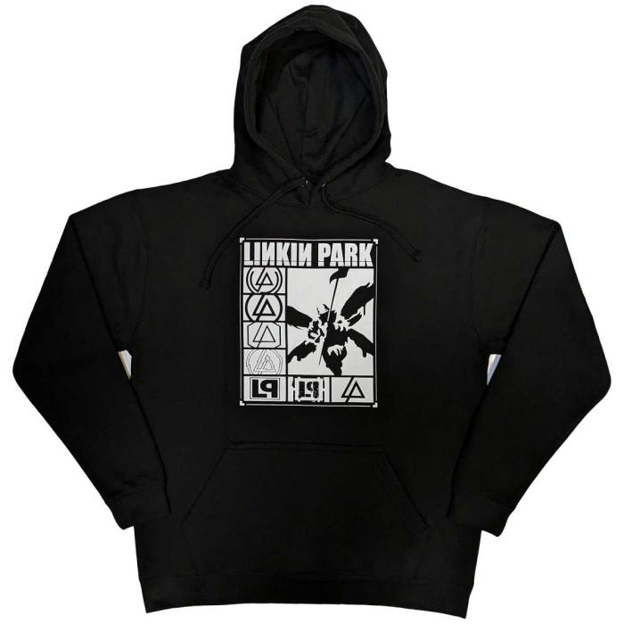 Linkin Park Unisex Pullover Hoodie: Logos Rectangle 123187