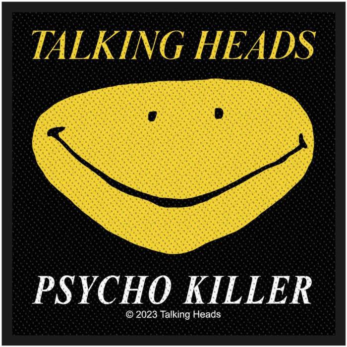 Talking Heads tkan našitek Psycho Killer 123491