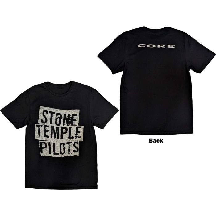 Stone Temple Pilots unisex T-shirt: Core (Back Print) 123494