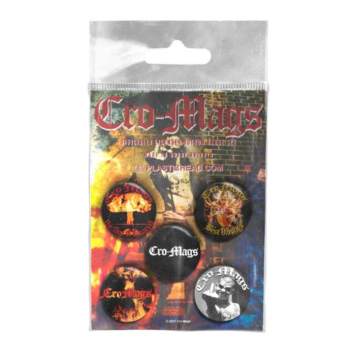 Cro-Mags Button Badge Set značke 126135