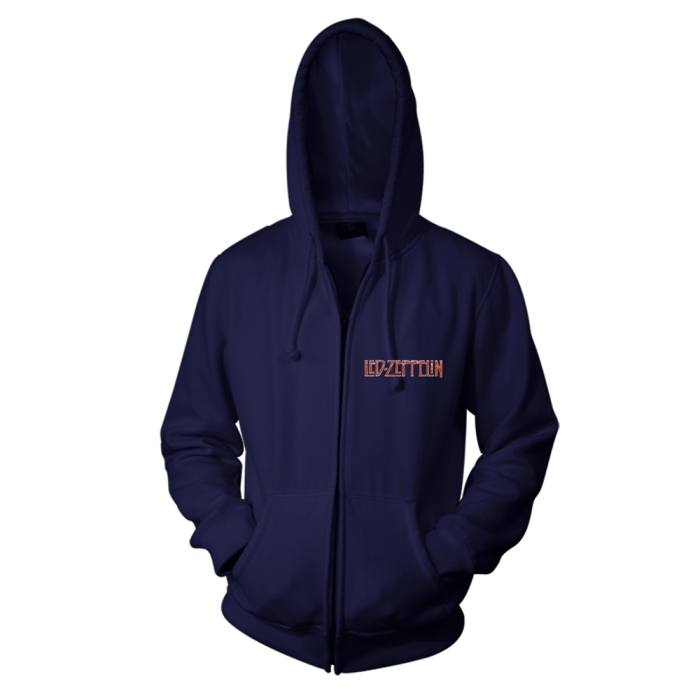 Led Zeppelin Photo Hoodie na zadrgo 128876