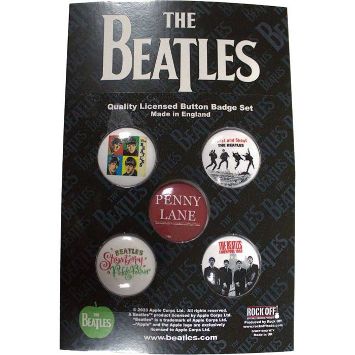 The Beatles set značk Beatles Liverpool 129657