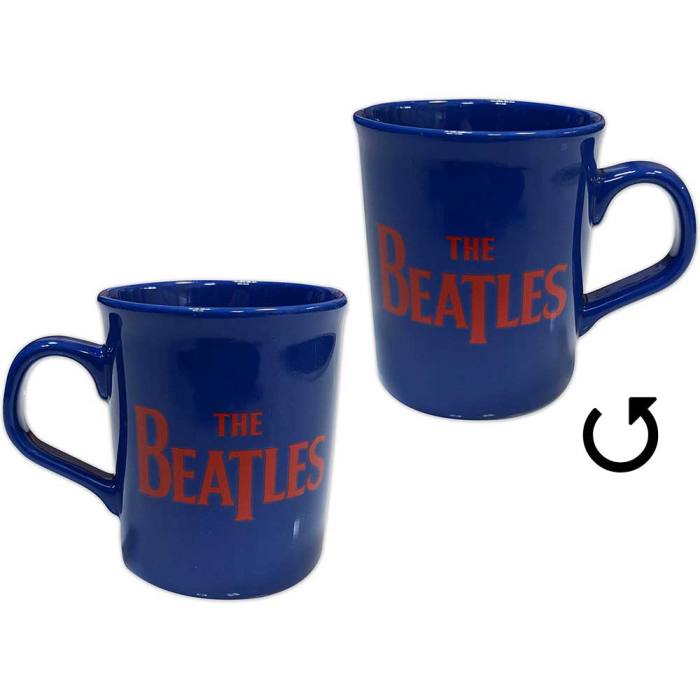 The Beatles Unboxed Mug: Red Drop T Logo (Blue) 129685