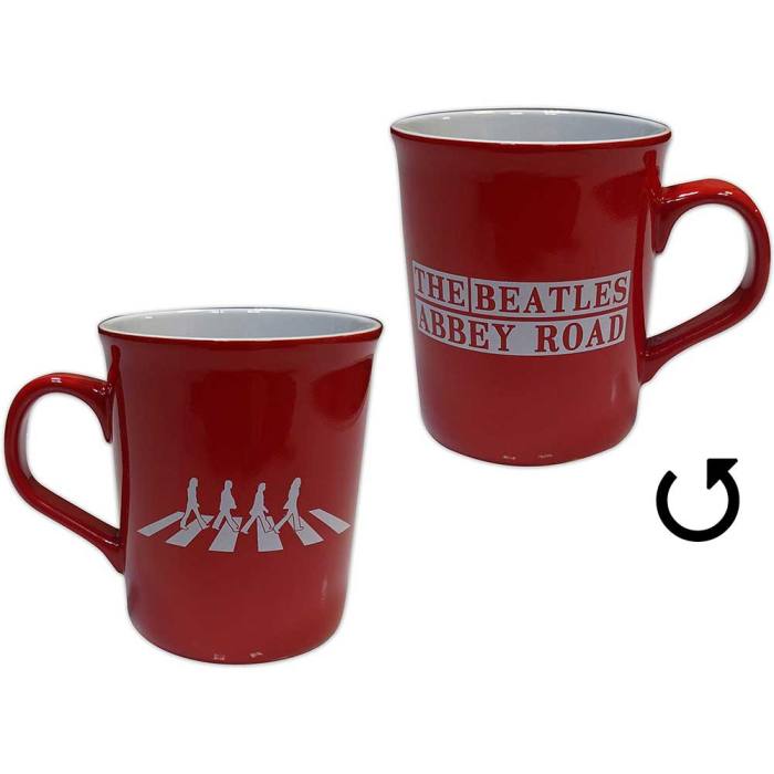 The Beatles Unboxed Mug: Abbey Road Crossing (Red) 129687