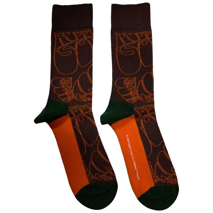 The Beatles unisex kratke nogavice Rubber Soul Text Outlines Repeat (UK 7–11) 129721