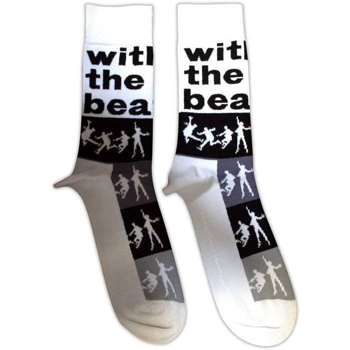 The Beatles unisex nizke nogavice With The Beatles Silhouette Stripes (UK 7–11) 129723