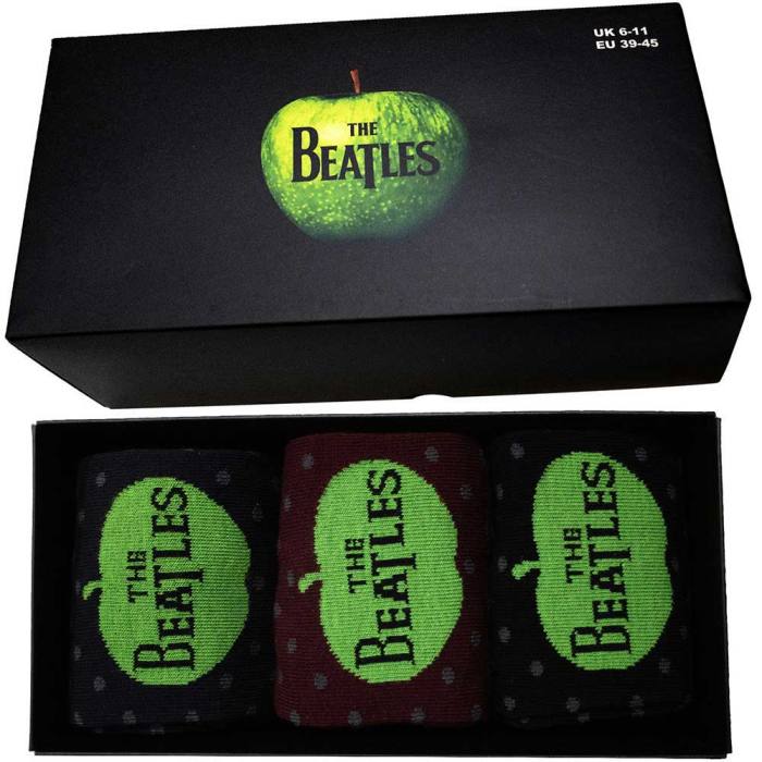 The Beatles unisex set nizkih nogavic Apple & Spots (UK 6–11) 129724