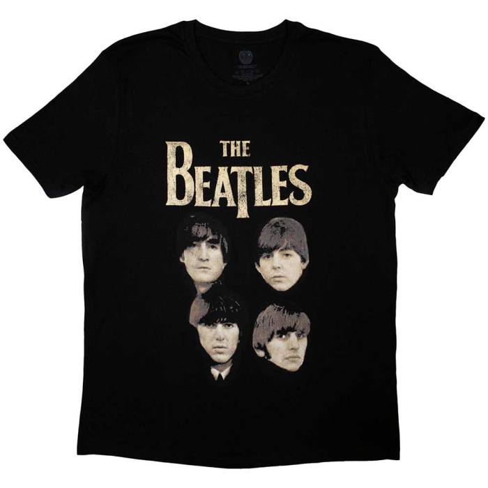 The Beatles Unisex T-Shirt: 4 Heads 129742