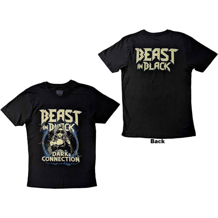 Beast in Black Unisex T-Shirt Dark Connection Girl (Back Print) 129853