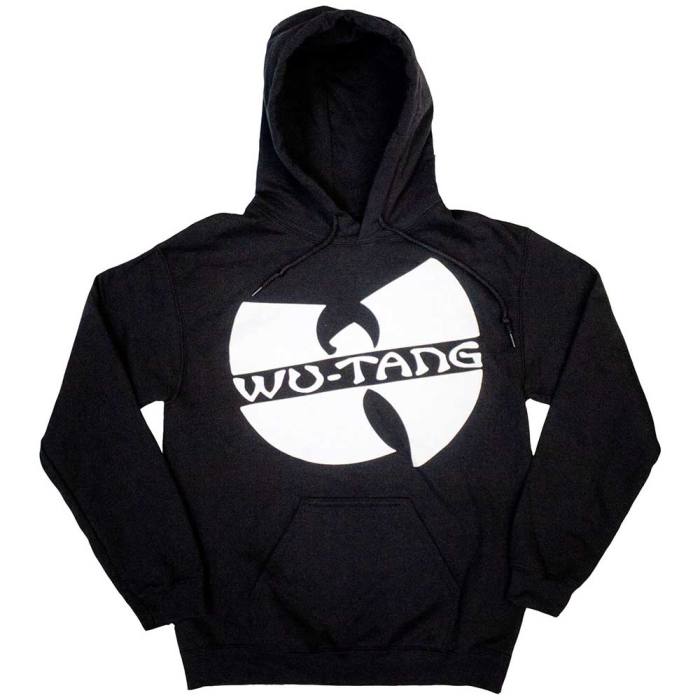 Wu-Tang Clan Unisex Pullover Hoodie Slanted Logo Mono 129254