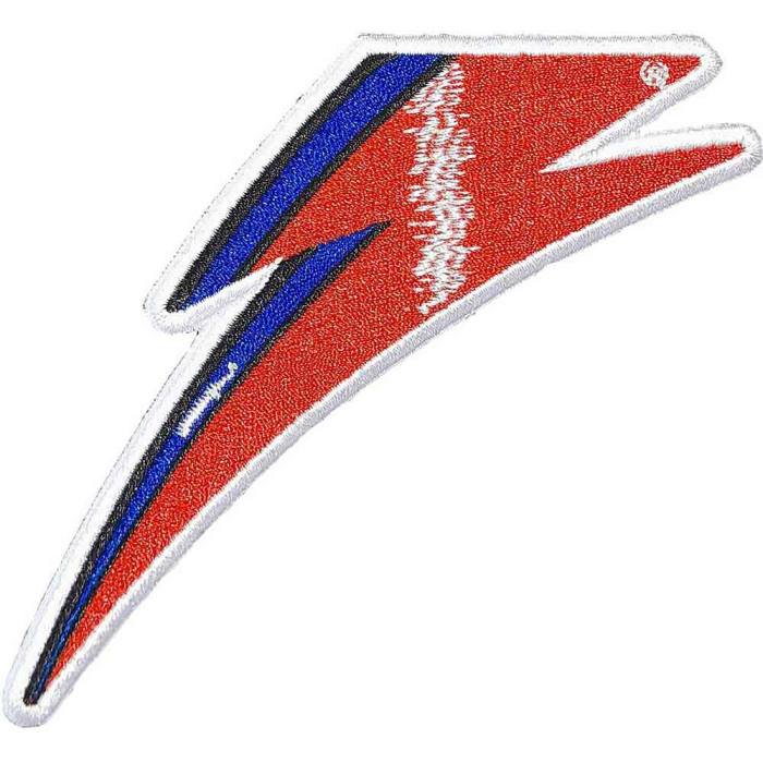 David Bowie standardni tkan našitek Flash 130089