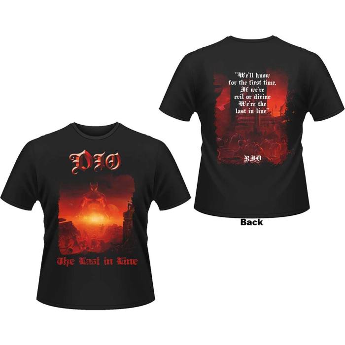 Dio Unisex T-Shirt: Last In Line 130635