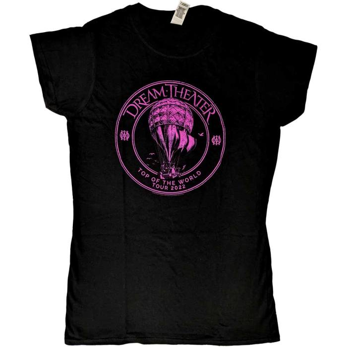 Dream Theater Ladies T-Shirt: Hot Air Balloon TOTW Tour 2022 (Ex-Tour) 130710