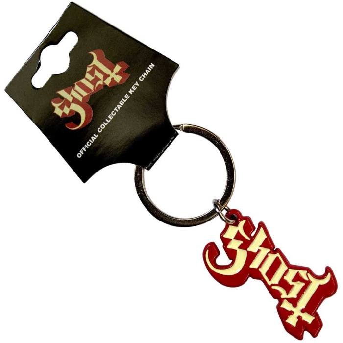 Ghost kovinski keychain: Logo Red Shadow 130973