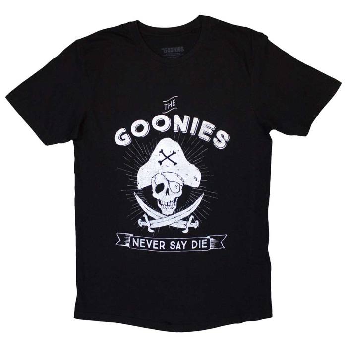 The Goonies Unisex T-Shirt: Never Say Die (črn) 131085