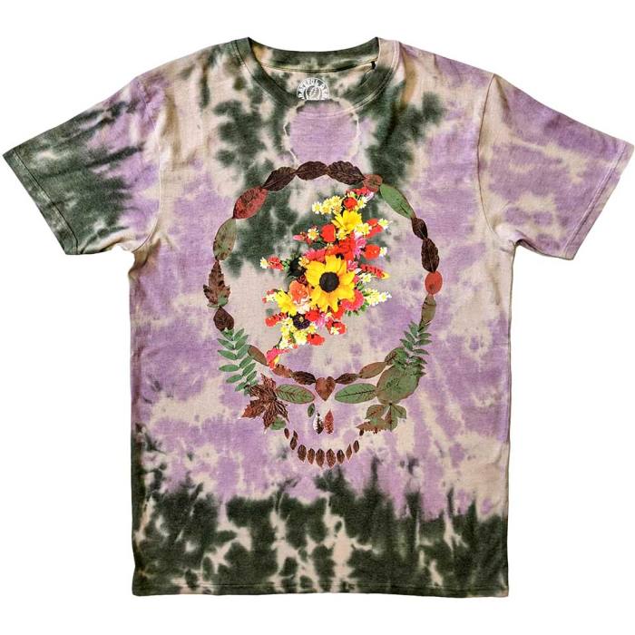 Grateful Dead Unisex T-Shirt: Dead Leaves & Bouquet (Wash Collection) 131202