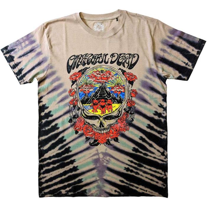 Grateful Dead Unisex T-Shirt: Eye Clouds (Wash Collection) 131214
