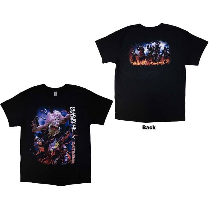 Iron Maiden Unisex T-Shirt: Dead By Daylight Monster Eddie 131365