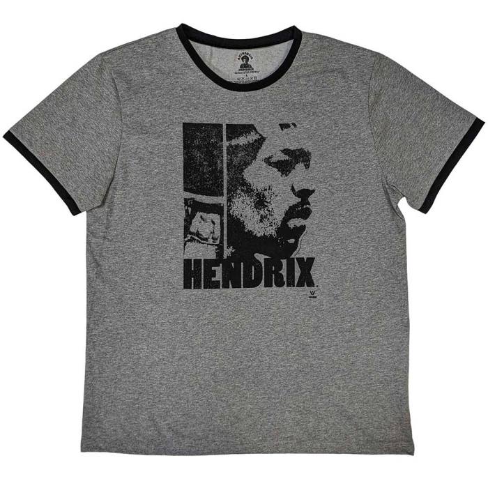 Jimi Hendrix Unisex Ringer T-Shirt: Let Me Live (Siva) 131463