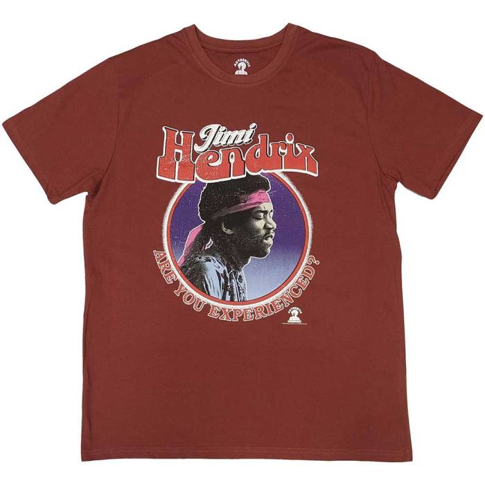 Jimi Hendrix Unisex T-Shirt: Are You Experienced (Rdeča) 131469