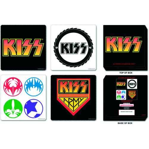 KISS Coaster Set: 4 Piece Set In Presentation Box 131610