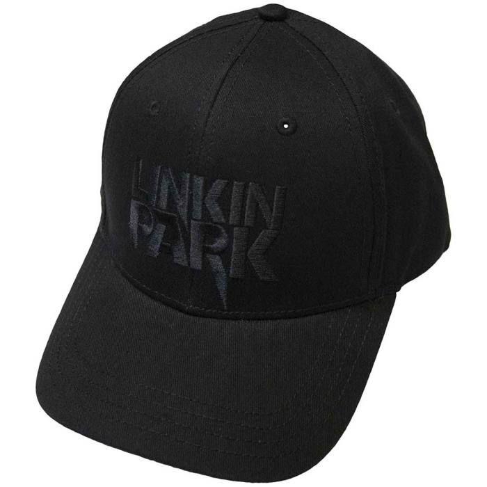 Linkin Park Unisex kapa s ščitnikom: Black Logo (črna) 131806
