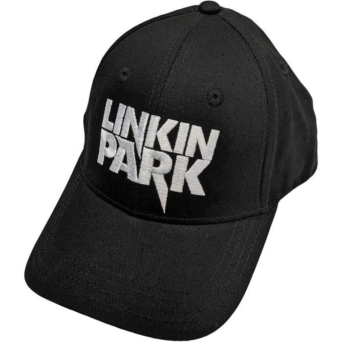 Linkin Park Unisex Baseball Cap: White Logo 131808