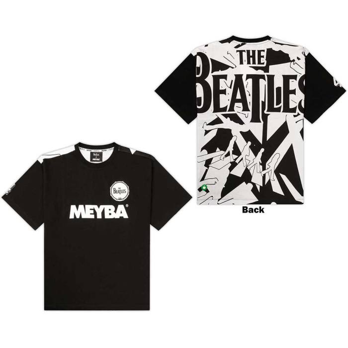 The Beatles Unisex T-Shirt: Meyba Drum & Crossing All-Over-Print 131897
