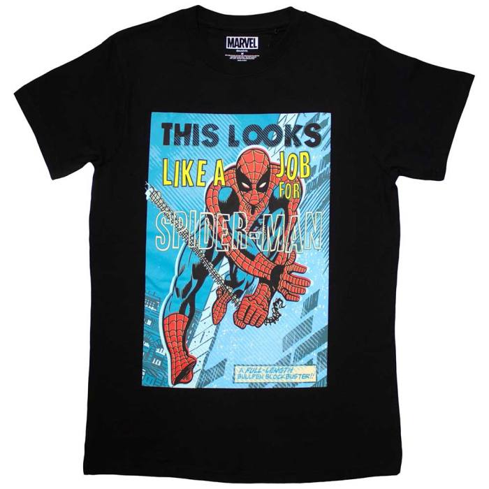 Marvel Comics Unisex T-Shirt: Looks Like A Job For Spiderman 132031