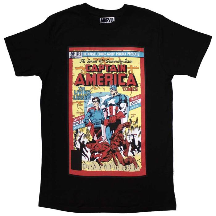 Marvel Comics Unisex T-Shirt: Living Legend Comic Cover 132049