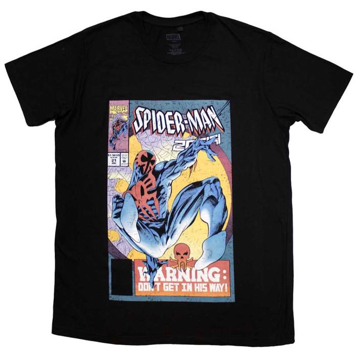 Marvel Comics Unisex T-Shirt: Spider-Man Warning Comic Cover 132151