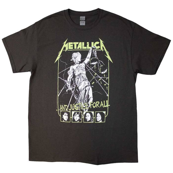 Metallica Unisex T-Shirt: Justice Faces 132331