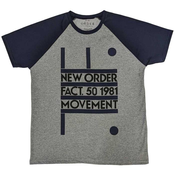 New Order Unisex Raglan T-Shirt: Movement 132615