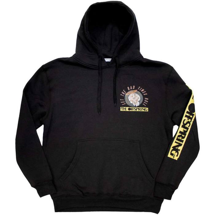 The Offspring Unisex Pullover Hoodie: Bad Times (Sleeve Print) 132900
